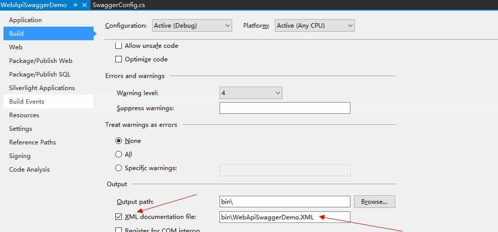 WebApi 集成 Swagger