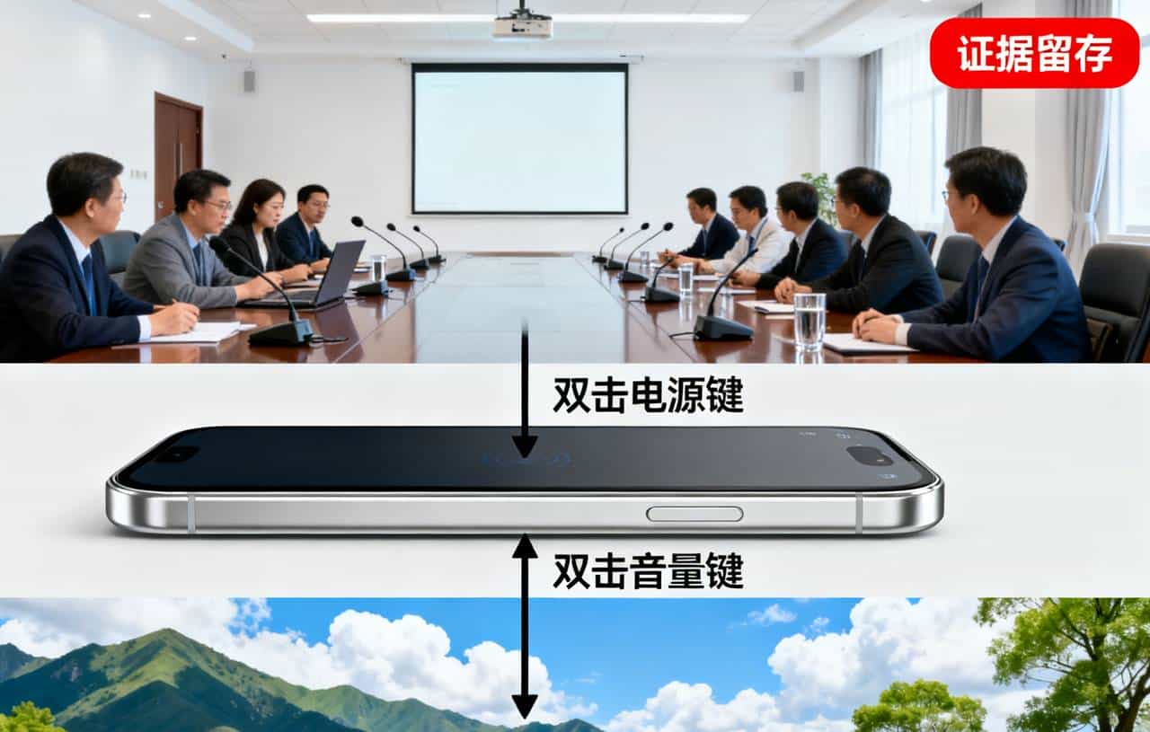 鸿蒙藏着2个“效率神键”:双击电源键1秒录音,黑屏抓拍不浪费!