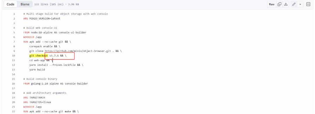 基于源码构建 Minio