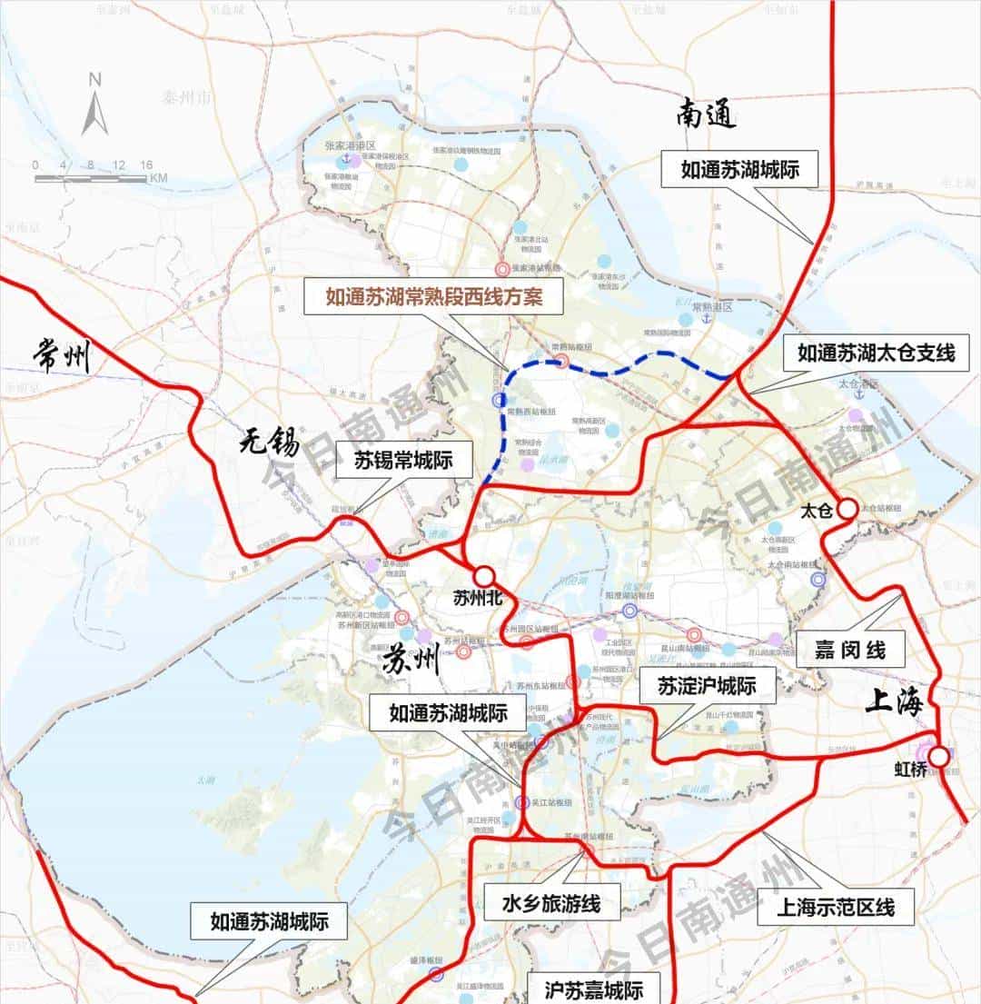 如通苏湖城际铁路中标啦