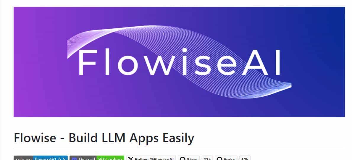 Flowise：简单易用的LLM应用平台