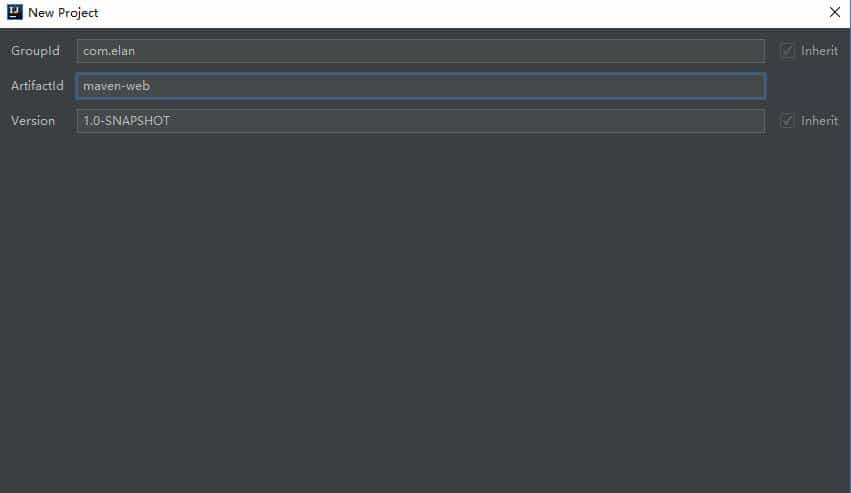 idea使用maven创建web项目