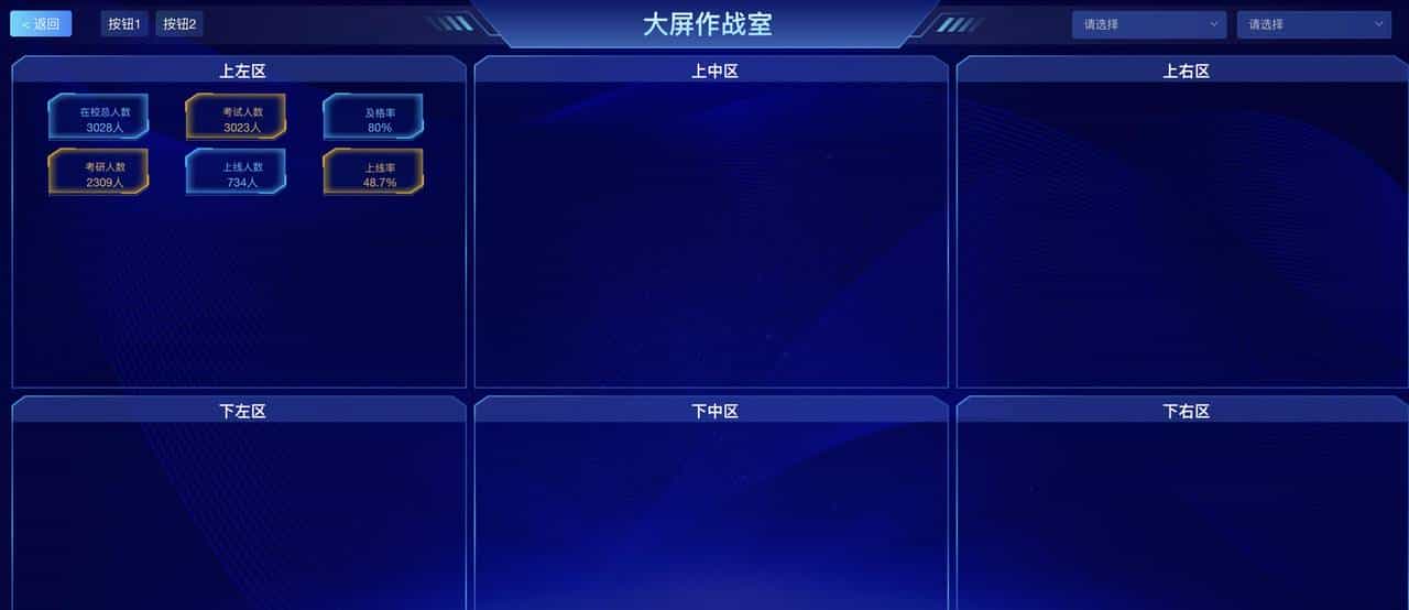 无代码平台之可视化大屏