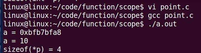 指针和数组:重点