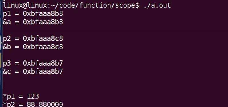 指针和数组:重点