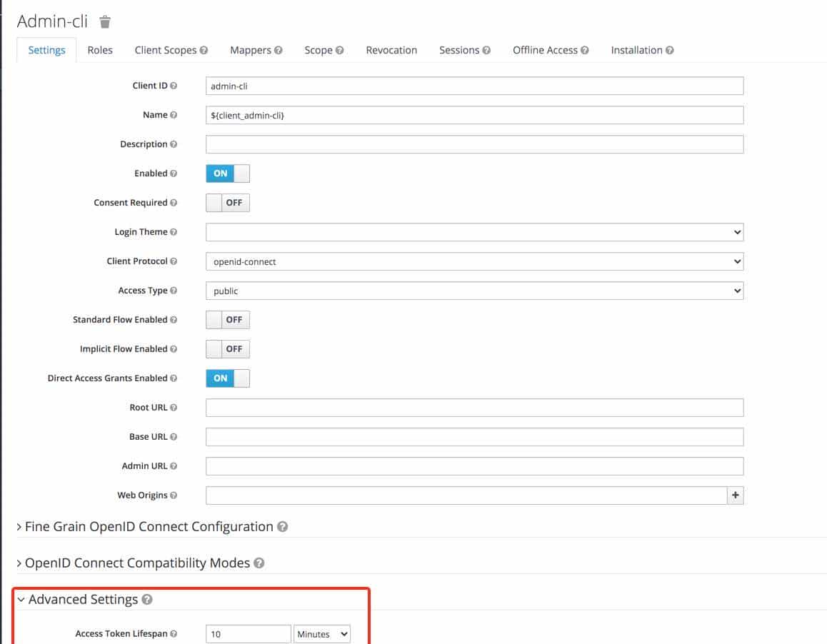 Keycloak REST API调用