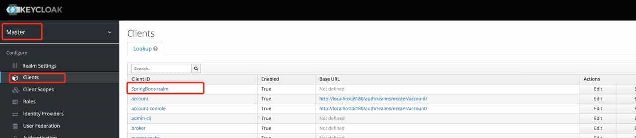 Keycloak REST API调用