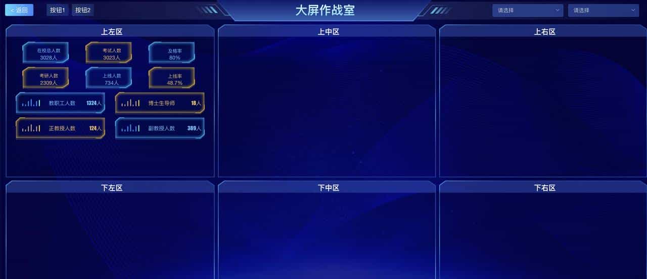 无代码平台之可视化大屏