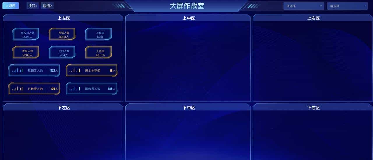 无代码平台之可视化大屏