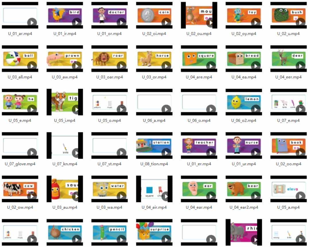 牛津最好的自然拼读分级动画172集,让孩子见词能读、听音会写