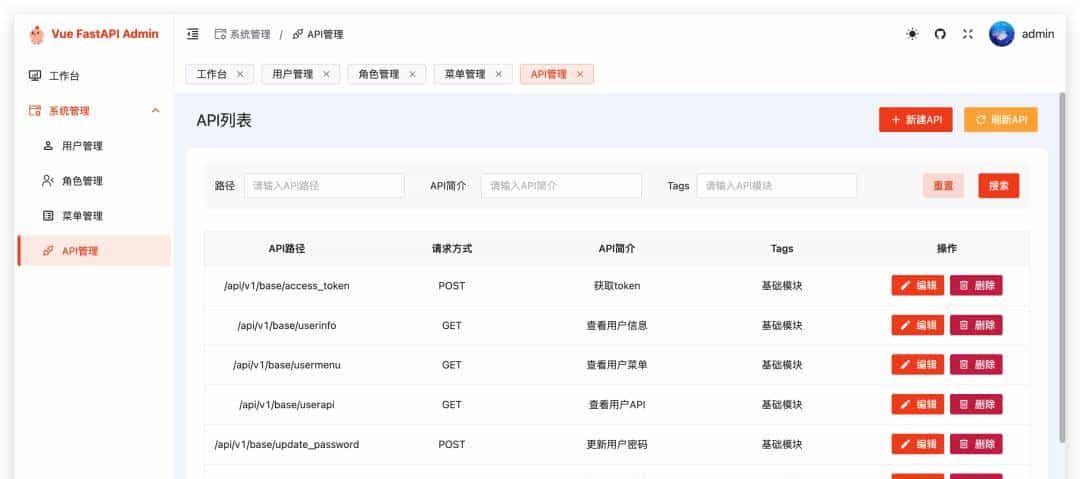 【推荐】一个基于 FastAPI + Vue3 + Naive UI 的开源前后端分离开发平台