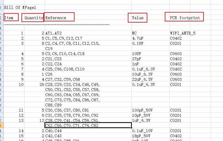Orcad 导出材料清单的两个途径