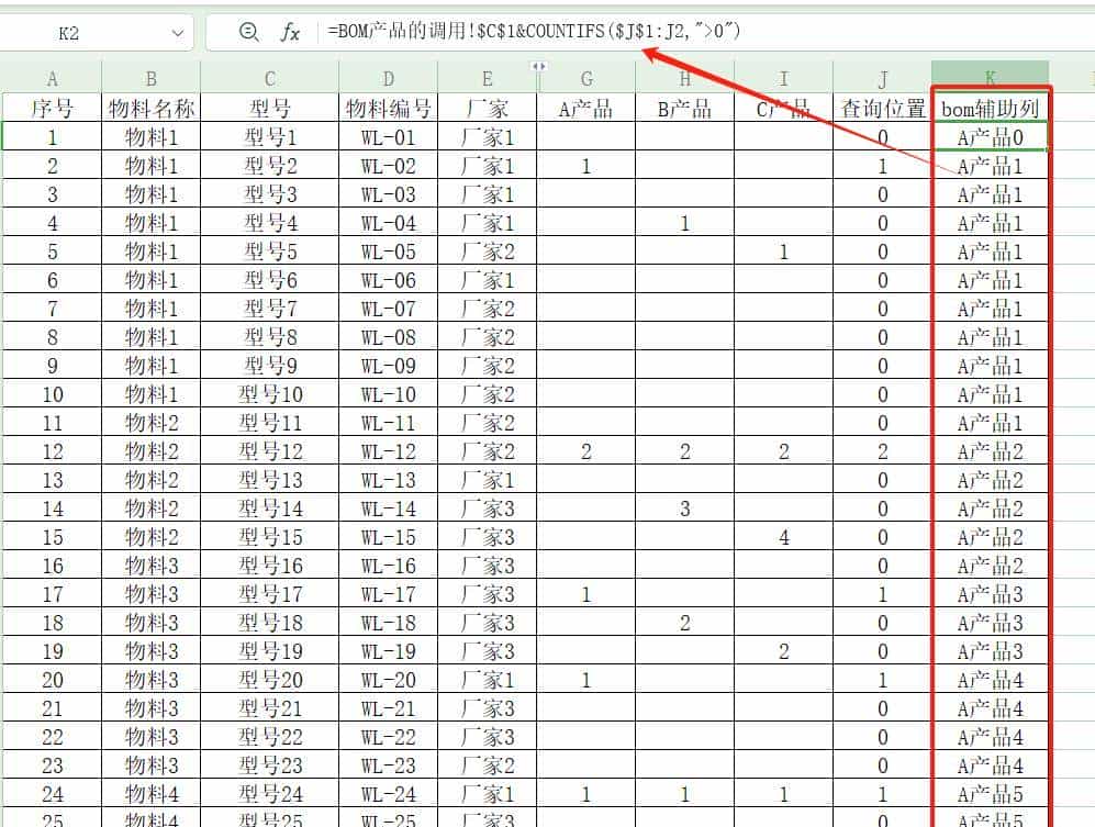 产品BOM的调用,BOM 信息的处理