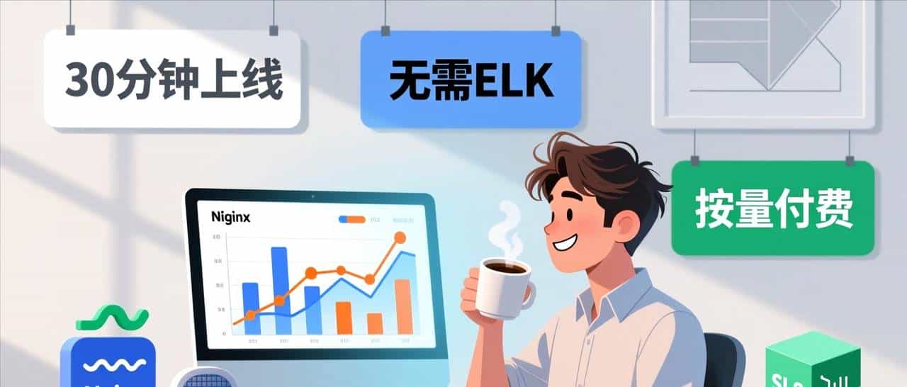 30分钟搞定！Nginx日志自动采集 + 阿里云OSS归档 + 实时可视化图表