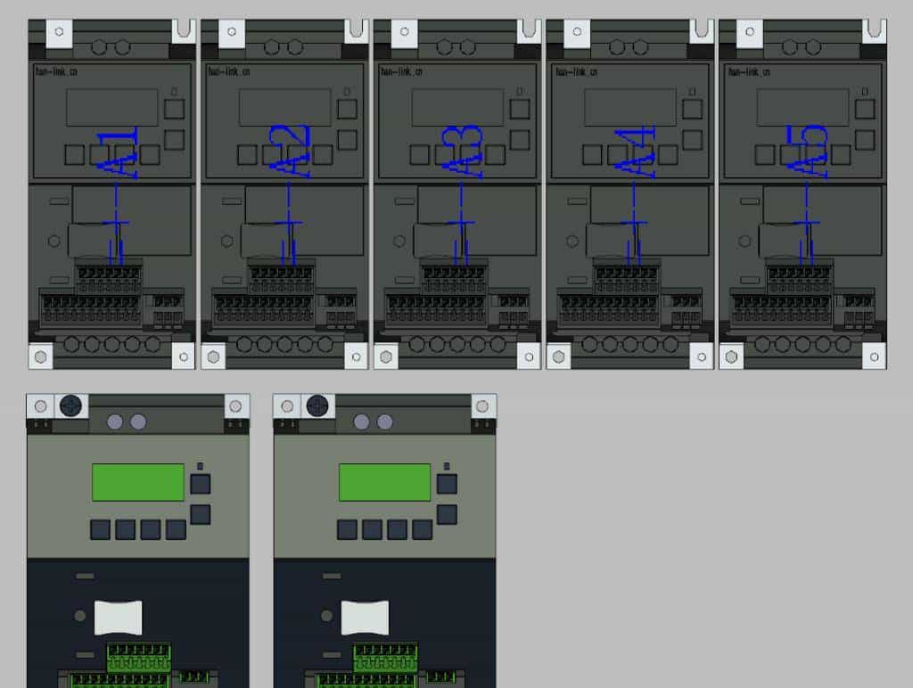EPLAN部件库-西门子-SINAMICS V20 1AC230V 1.5KW以下变频器