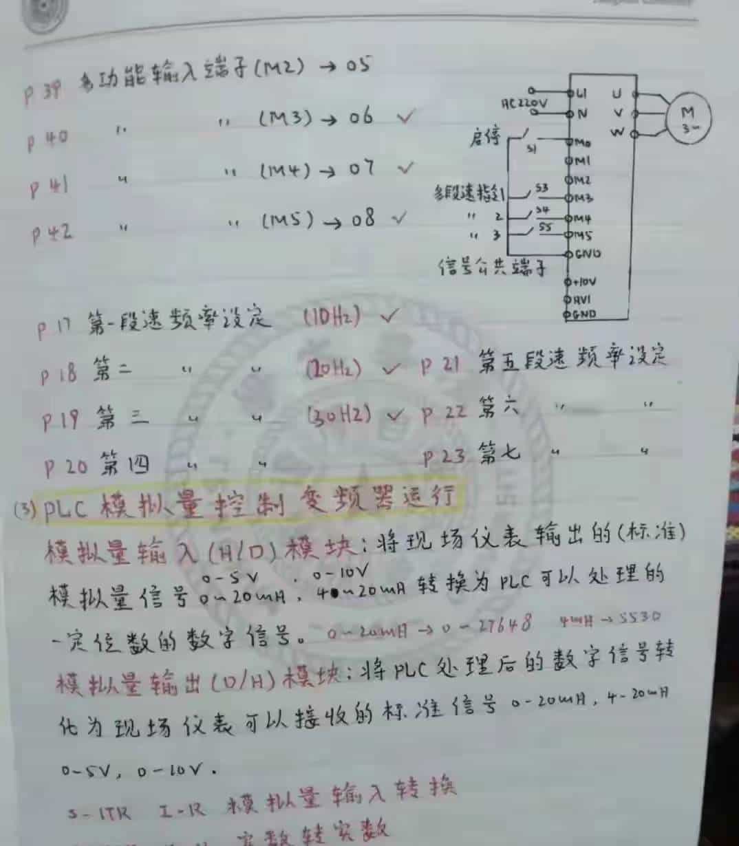 吃透PLC+变频器!这份超全学习笔记,帮你搞定工业控制核心