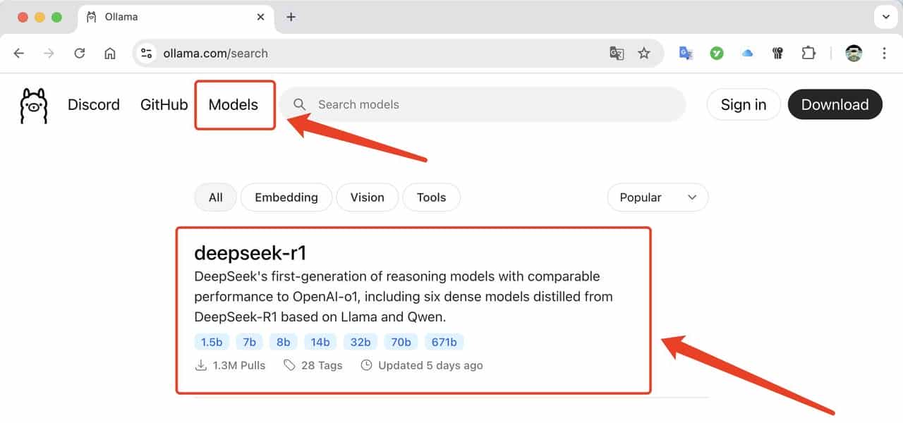 在本地部署DeepSeek R1，并添加私有知识库，支持联网搜索！