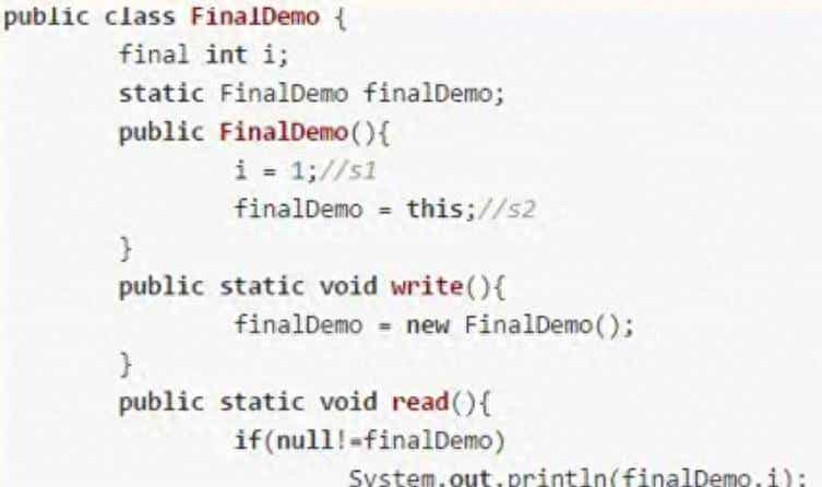 Java程序员面试必备三:同步原语final、volatile的内存语义