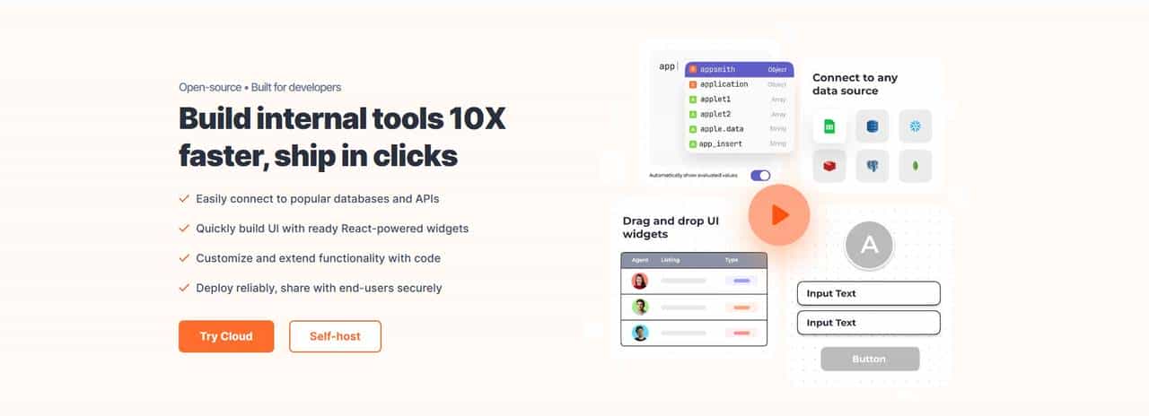 盘点8个简单易上手的前端低代码框架项目