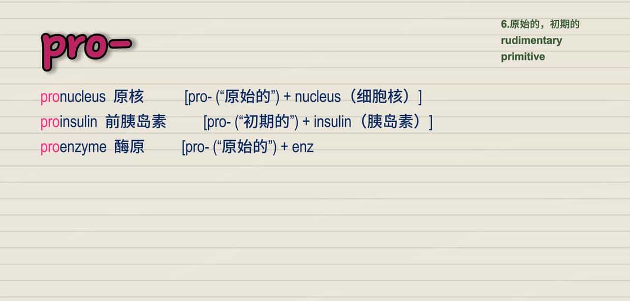 【词汇积累】前缀pro-7个含义解析&分组单词汇总