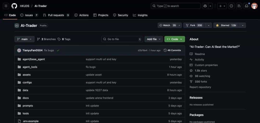 复刻爆火的 AI 交易大赛,刚刚开源的 GitHub 项目火了。