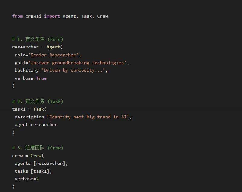 41.5K Star! CrewAI：我把500行LangChain代码全删了