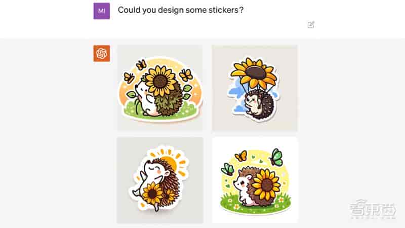 OpenAI扔出DALL·E 3！能画画的ChatGPT要来了：简单提示，讲出“超级向日葵刺猬”连环画