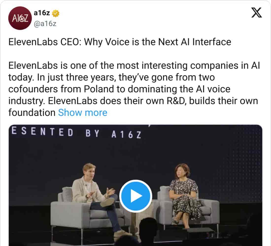 ElevenLabs 创业方法论：公司拆成20个小团队，6个月没 PMF 原地解散