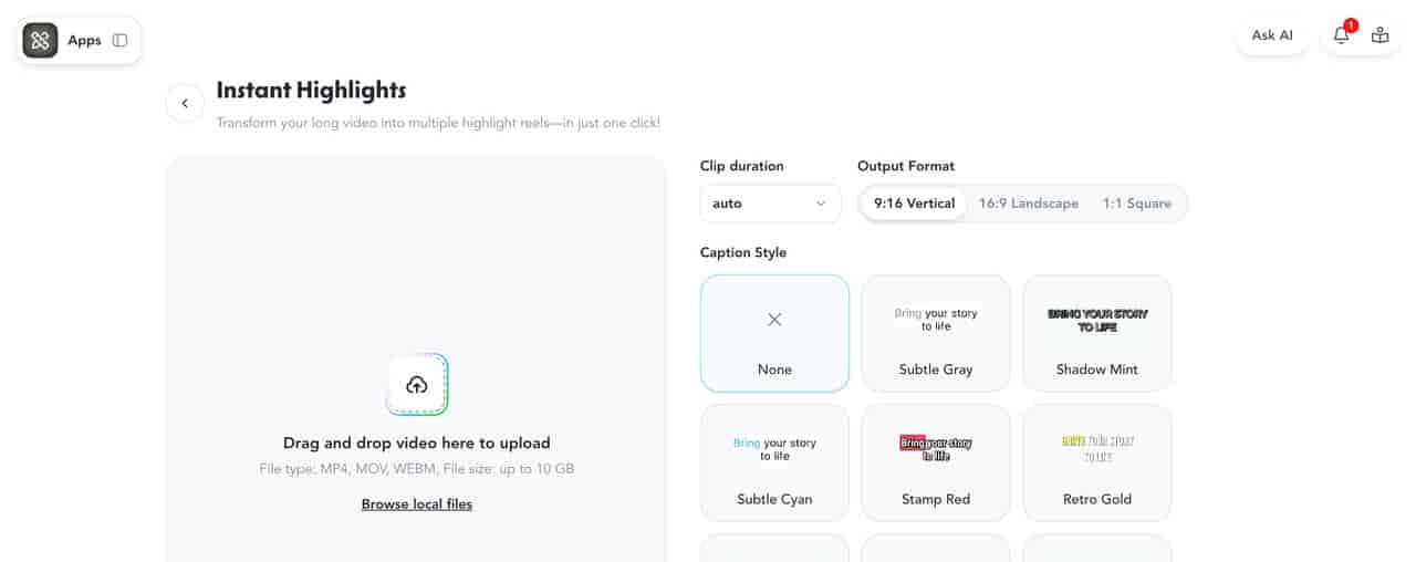 避免熬夜！长视频变短视频：HeyGen Instant Highlights 轻松拿捏