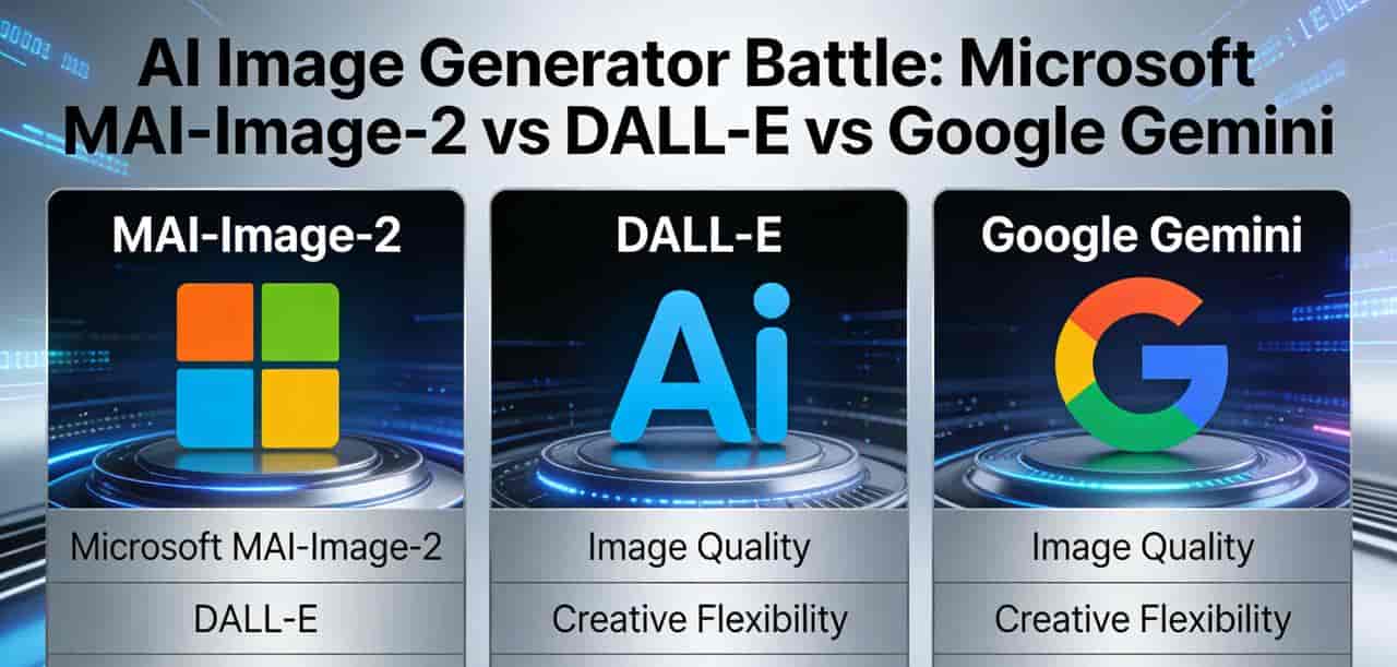 AI生图变天微软MAI-Image-2正式上线，硬刚DALL-E，三足格局成型
