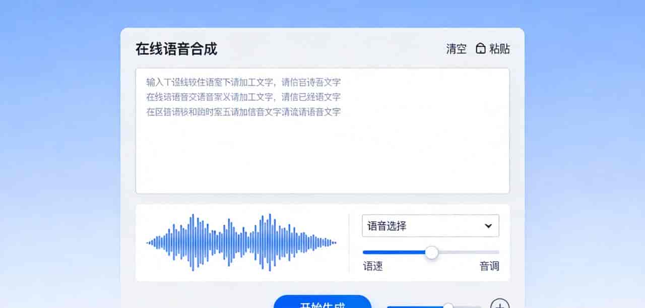 免费TTS方案+免费模型+AI工具合集（2026最新）