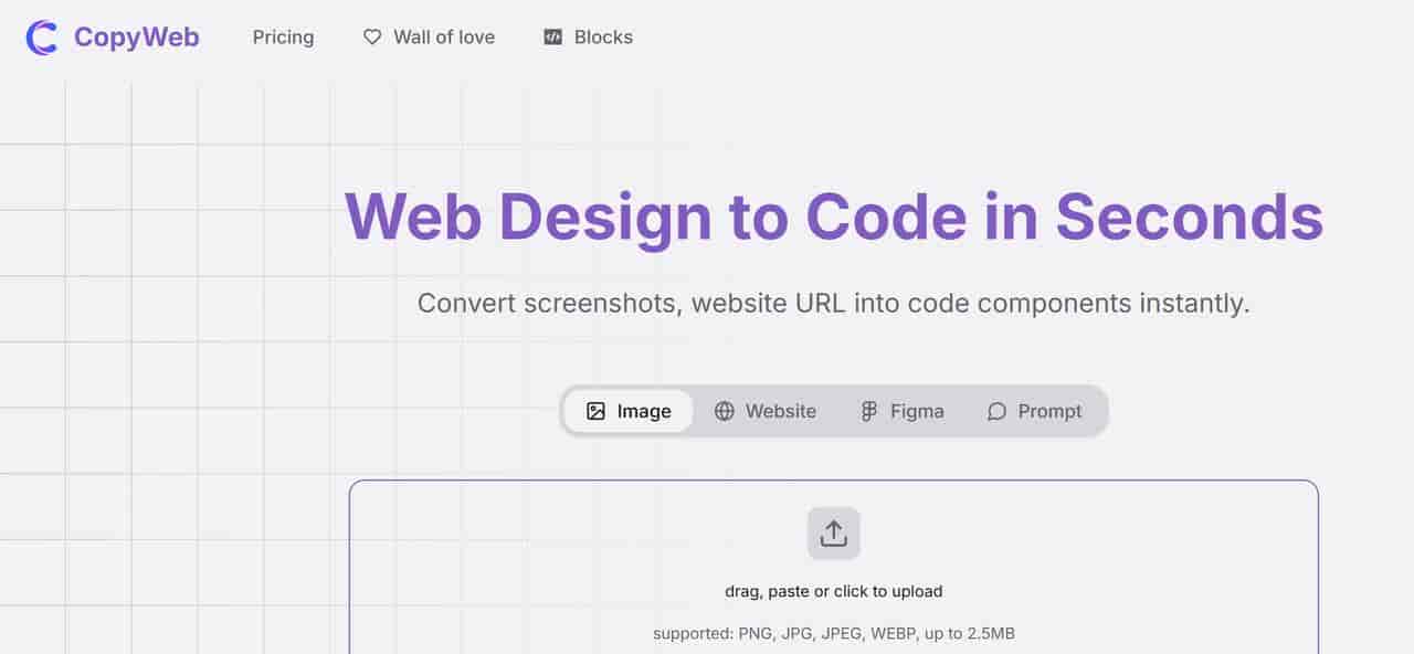 又一个复制网站的工具：copyweb.ai