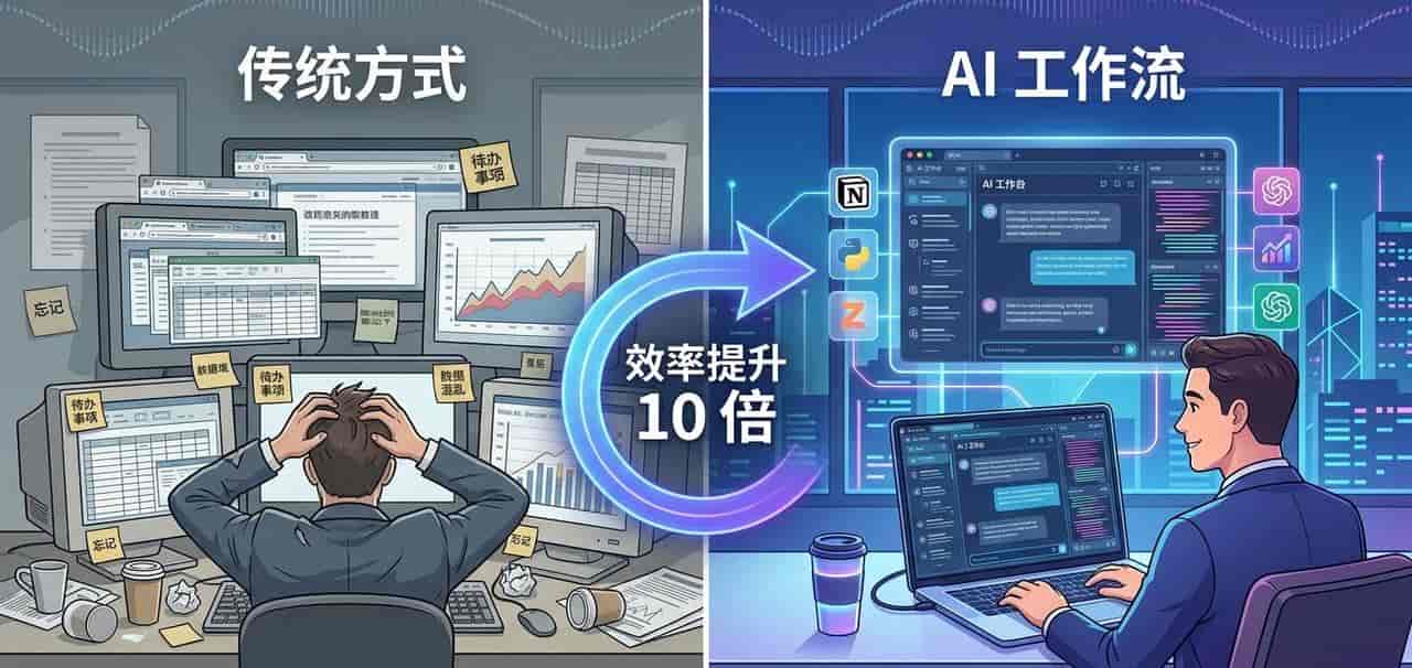 别再用 ChatGPT 默认对话框了！这 10 个被低估的 AI 神器效率提升 10 倍