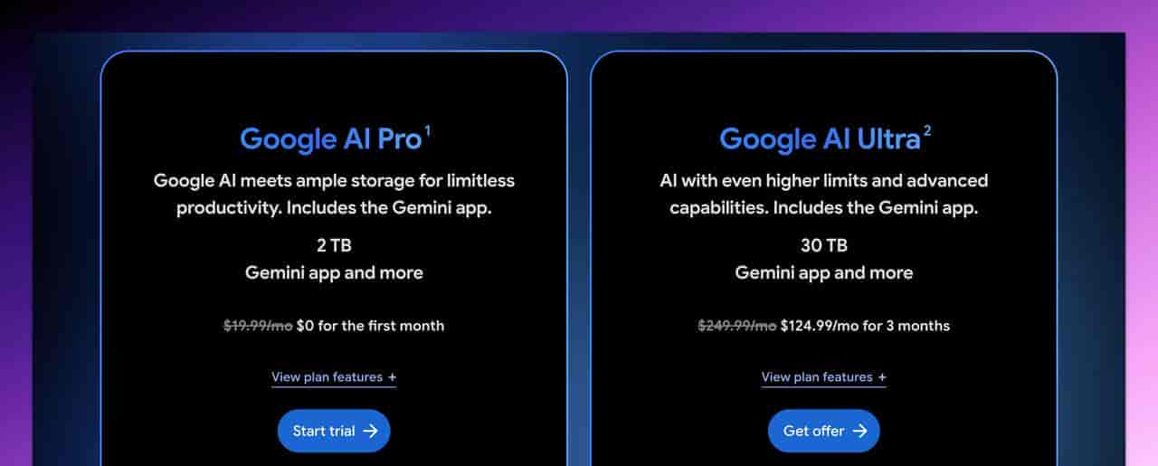 谷歌 Gemini 最新配额详解：免费、Pro、Ultra 到底差在哪？