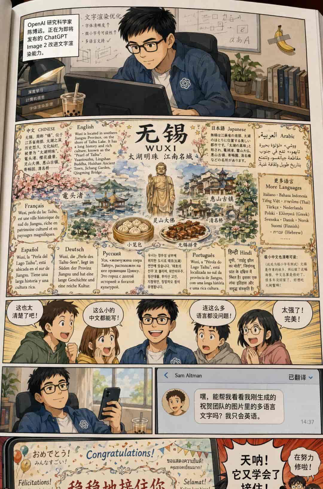 Altman 亲自坐镇发布 ChatGPT Image 2，小编实测：风格、画质、叙事感全都夯爆了