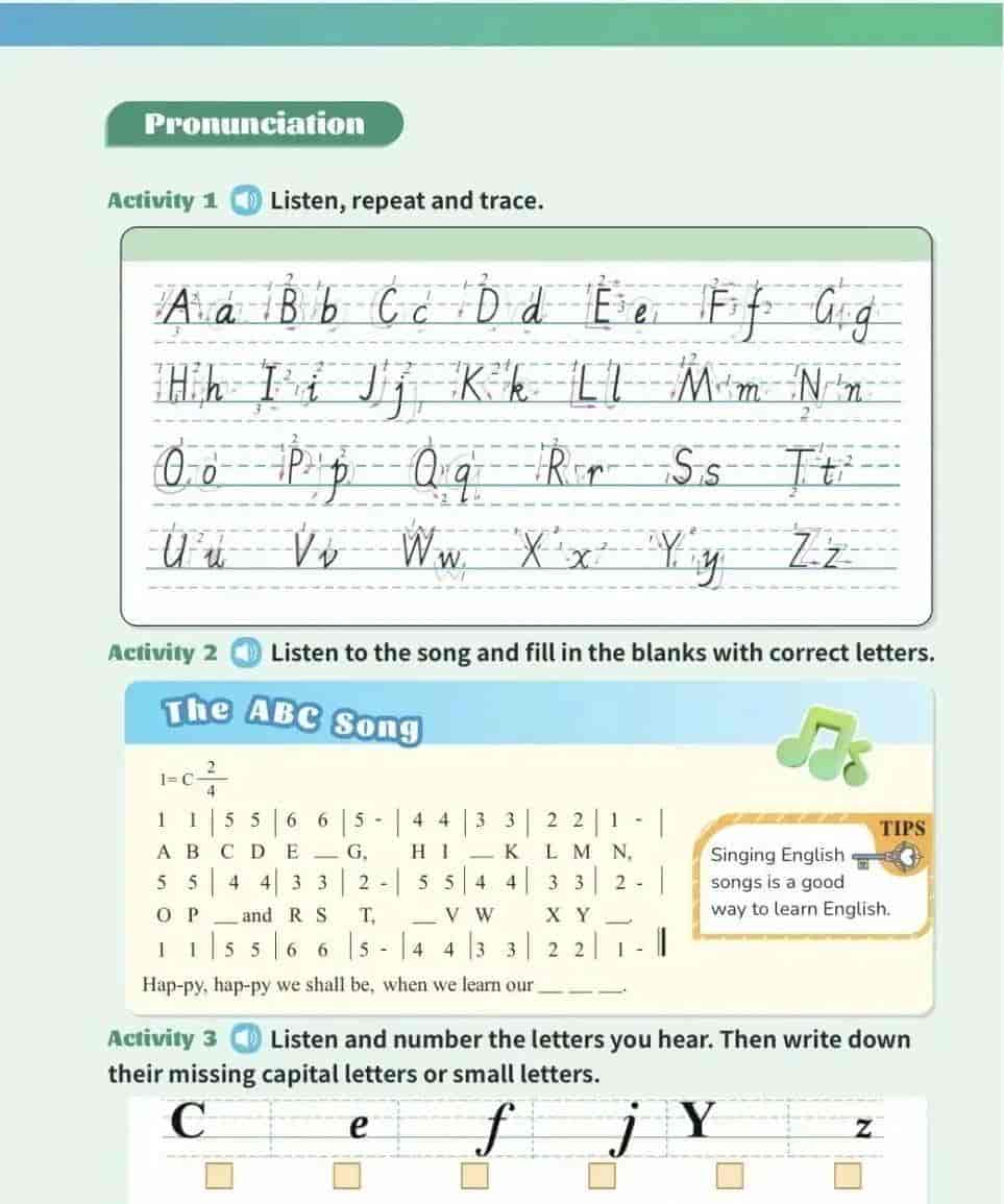 2024秋仁爱版七年级英语新教材电子课本（Unit1）（附单词）