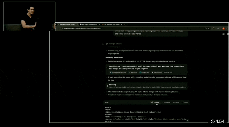 刚刚！马斯克发布AI新王Grok 4，学术水平堪比博士，预计年内实现科学新发现！