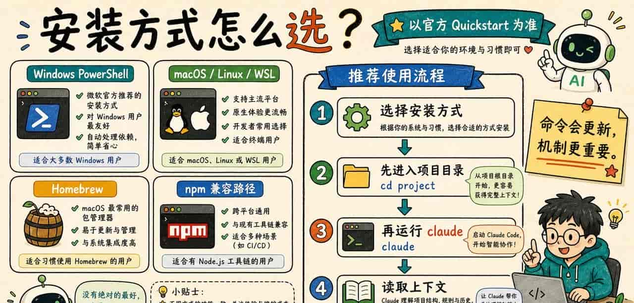 安装 Claude Code 之后，先搞懂它启动后看到了什么