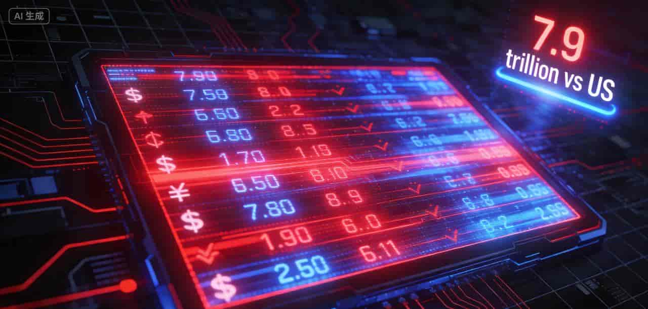 中国AI调用量飙到7.9万亿,超美国2.4倍!腾讯混元登顶全球榜首