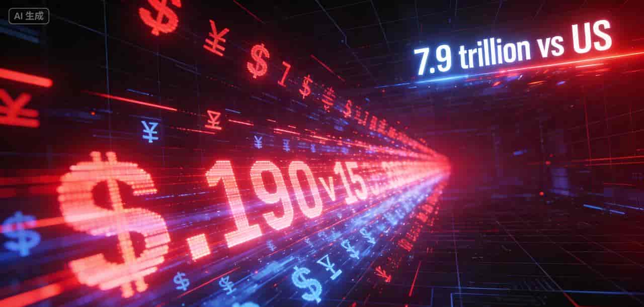 中国AI调用量飙到7.9万亿,超美国2.4倍!腾讯混元登顶全球榜首