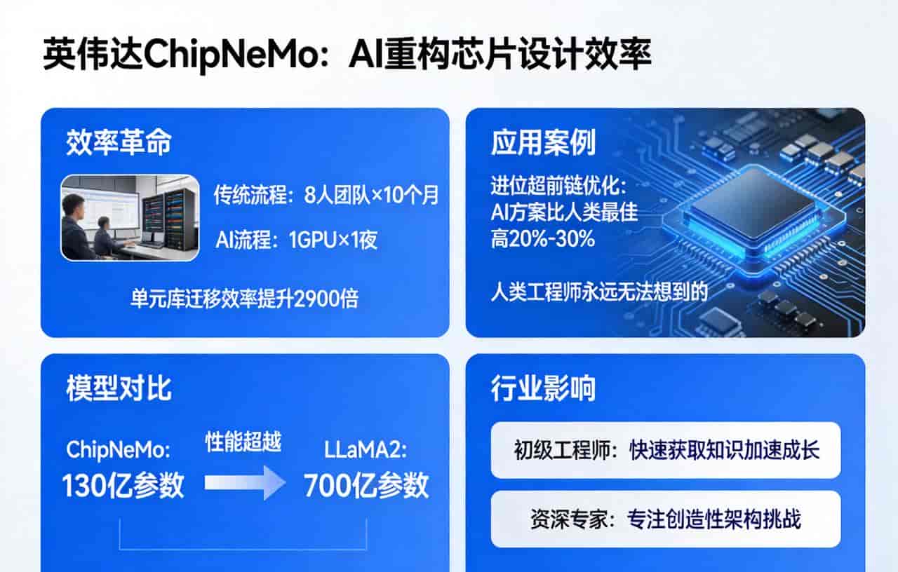 英伟达ChipNeMo：130亿参数如何战胜700亿通用模型