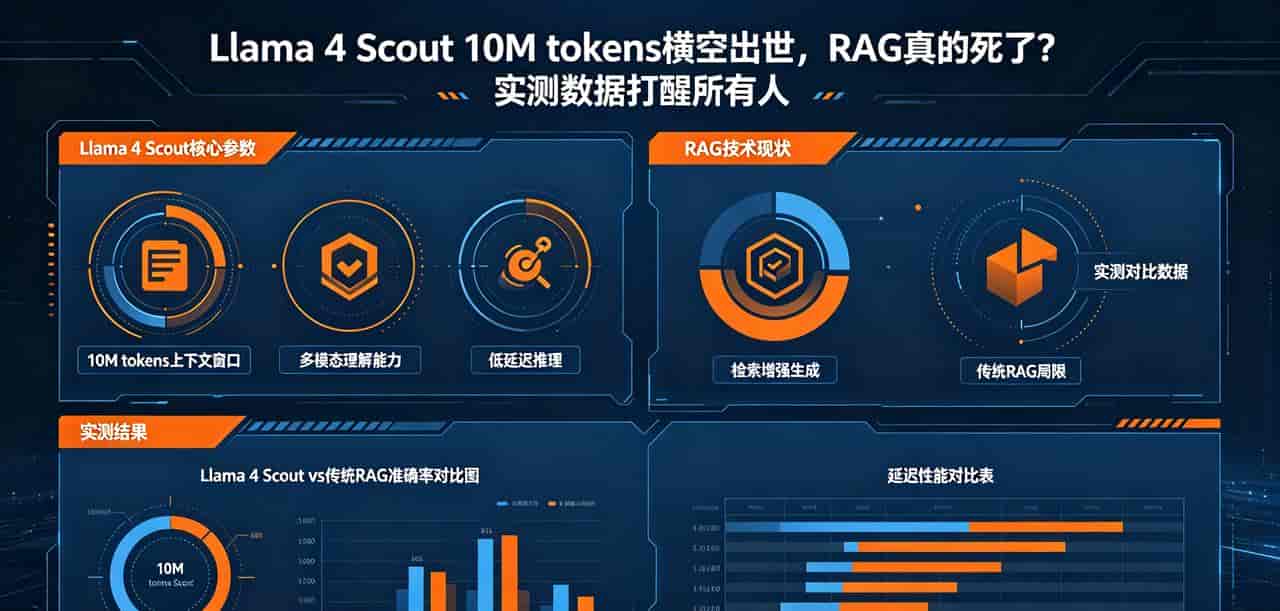 Llama 4 Scout 10M tokens横空出世,RAG真的死了?