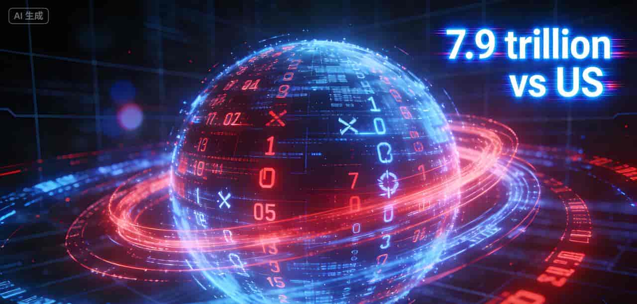 中国AI调用量飙到7.9万亿,超美国2.4倍!腾讯混元登顶全球榜首