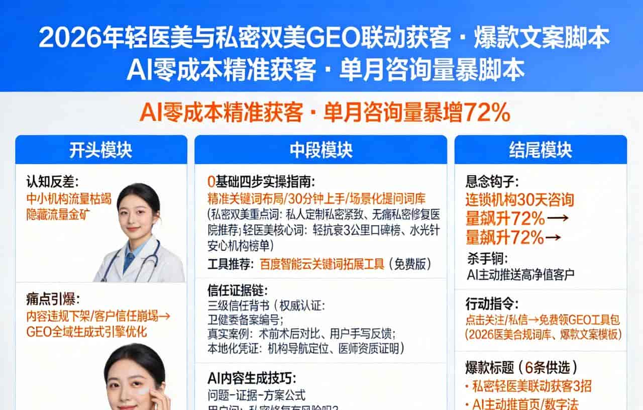 私密双美：3招GEO实战法，让AI主动把高端客送上门