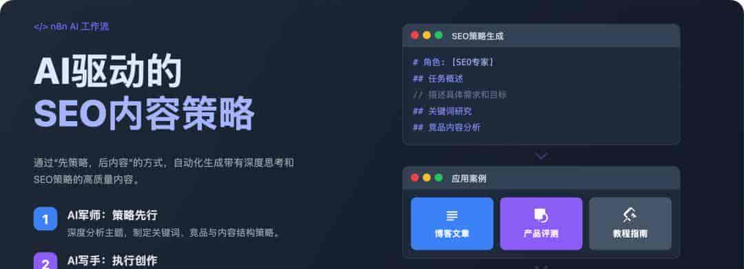 用n8n做AI工作流驱动网站出海赚美金3:搭建「SEO策略优化」AI Agent