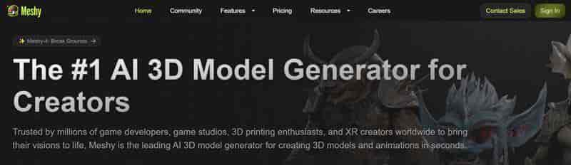 9个最流行的3D模型生成AI工具