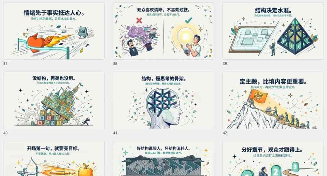 NotebookLM做100页长PPT不翻车，我只靠这3招