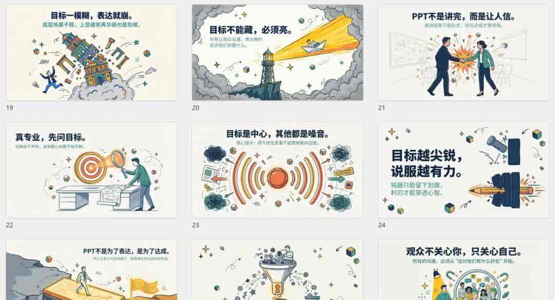 NotebookLM做100页长PPT不翻车，我只靠这3招