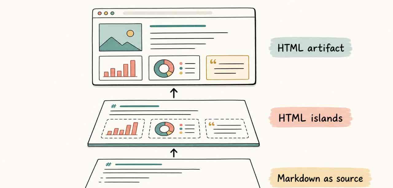 Markdown 没凉,HTML 也没赢
