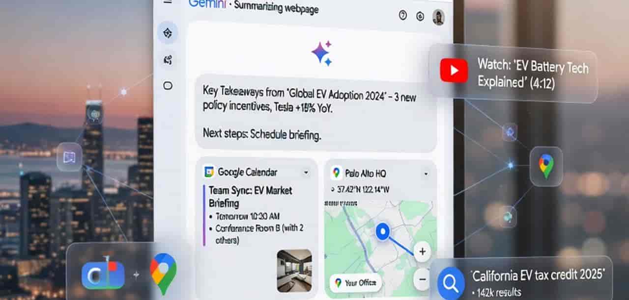 Google在Chrome七国推出Gemini AI助手